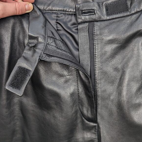 90's Deadstock Leather Pants - Picture 4 of 9